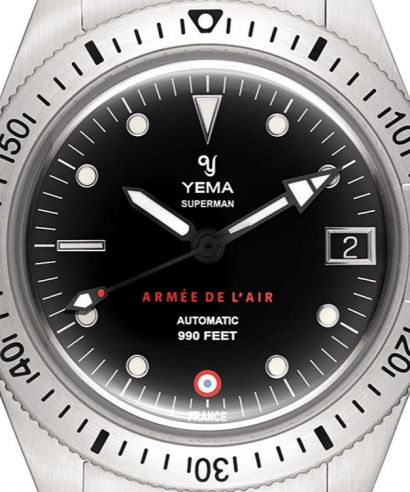 Yema Superman French Air Force Steel Limited Edition Férfi Karóra