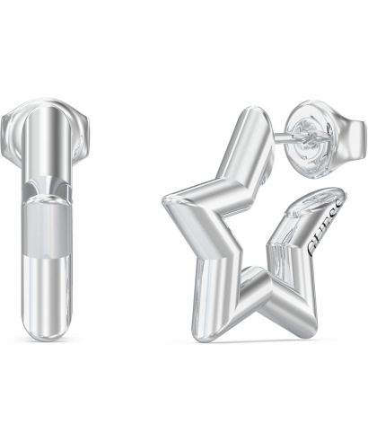 Guess Iconique Silver fülbevalók
