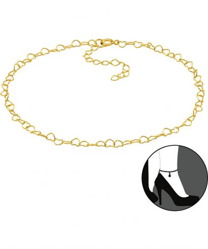 Bonore Hossz 26 cm, Szélesség 0.5 mm - Aranyozott Ezüst 925 lánc