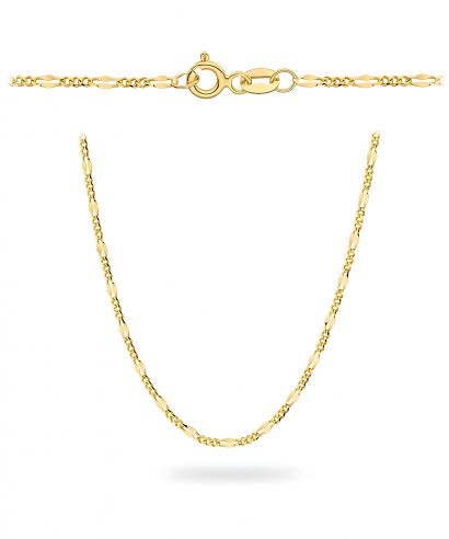 Bonore Hossz 55 cm, Szélesség 1 mm - Arany 585 - Típus Figaro, Gucci lánc