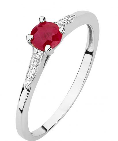Bonore - Fehér Arany 585 - Rubin 0,3 ct gyűrű