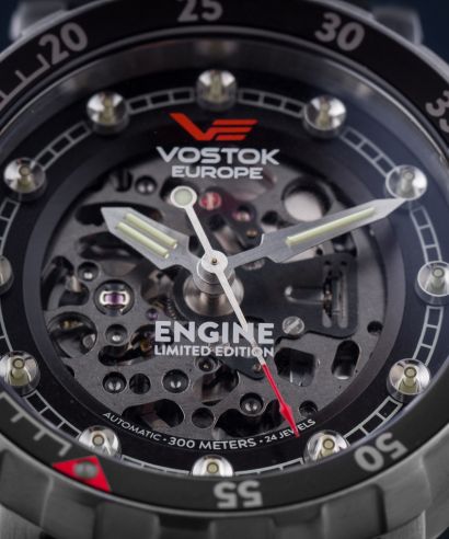 Vostok Europe Engine Skeleton Limited Edition Férfi Karóra