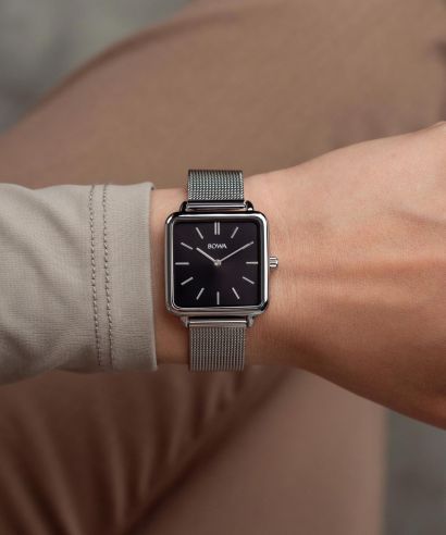 BOWA Vienna Black Silver Mesh 29 női karóra
