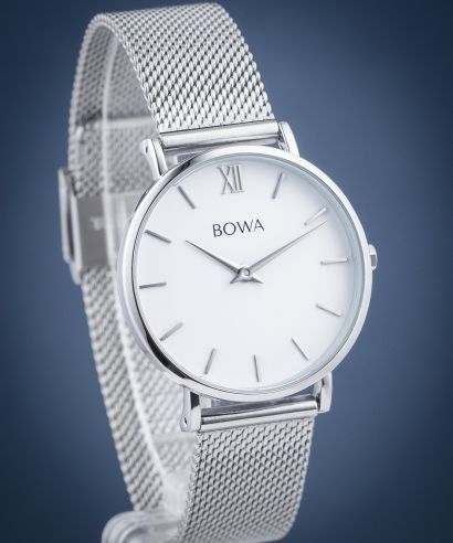 BOWA London White Silver 33 Női Karóra