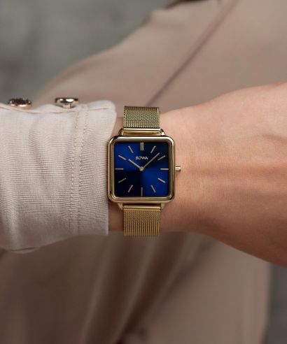BOWA Vienna Navy Blue-Gold Mesh 29 női karóra