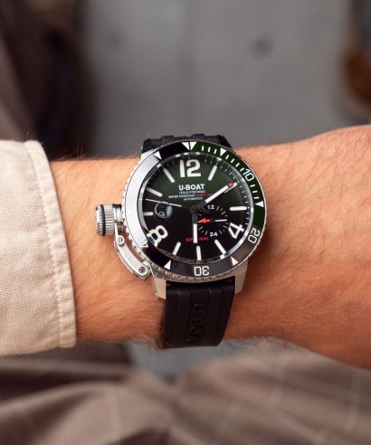 U-Boat Sommerso Ceramic Green férfi karóra