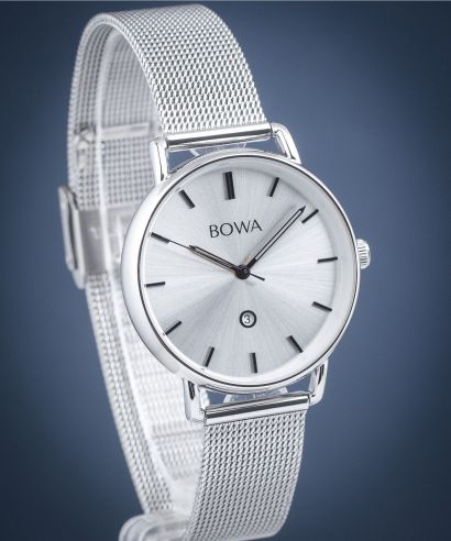 BOWA Milan Silver-Black Tone Mesh 34 női karóra