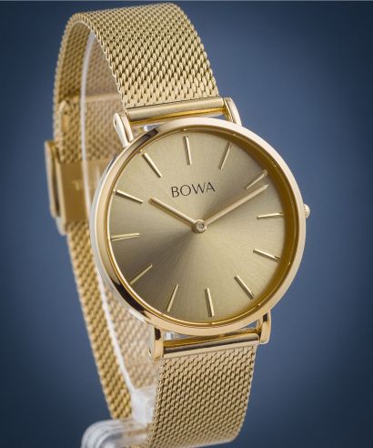 BOWA New York Petite Full Gold Mesh 34 női karóra