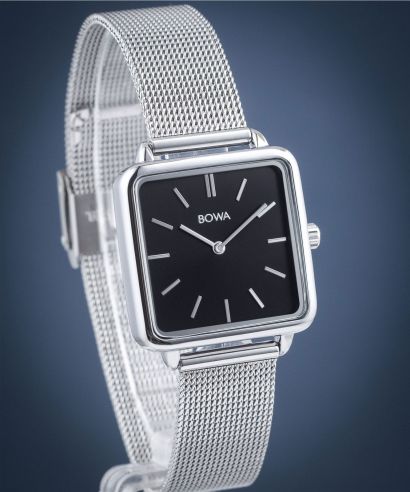 BOWA Vienna Black Silver Mesh 29 női karóra