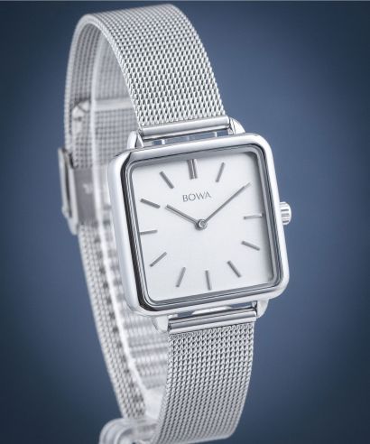 BOWA Vienna White Silver Mesh 29 női karóra