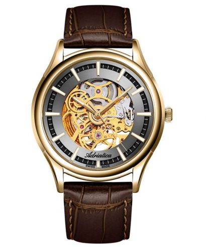 Adriatica Classic Skeleton Automatic férfi karóra