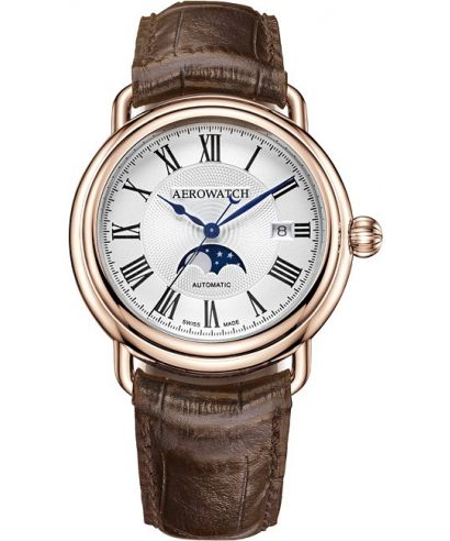 Aerowatch 1942 Moon Phases Automatic Férfi Karóra