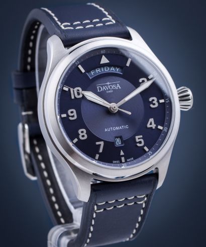 Davosa Newton Pilot Day-Date Automatic Férfi Karóra