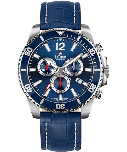 Le Temps Swiss Naval Patrol Chrono férfi karóra