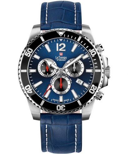 Le Temps Swiss Naval Patrol Chrono férfi karóra