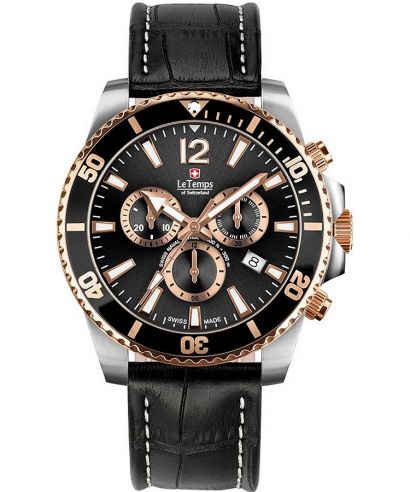 Le Temps Swiss Naval Patrol Chrono férfi karóra