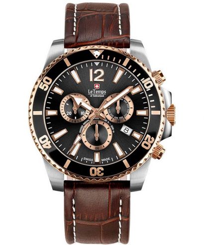 Le Temps Swiss Naval Patrol Chrono férfi karóra