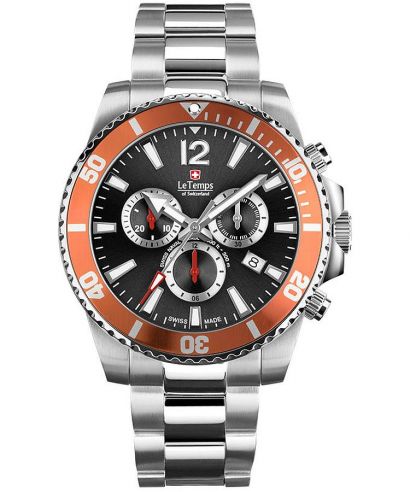 Le Temps Swiss Naval Patrol Chronograph férfi karóra