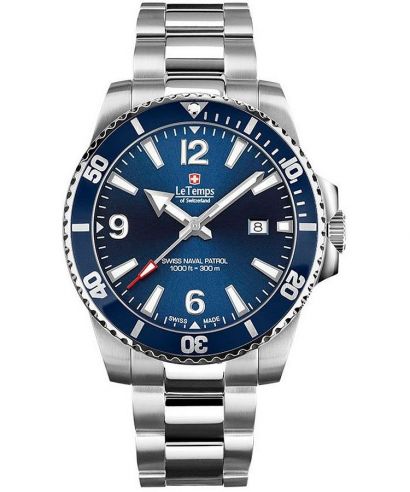 Le Temps Swiss Naval Patrol férfi karóra