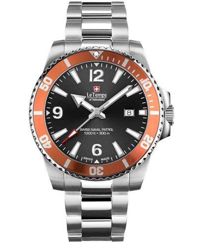 Le Temps Swiss Naval Patrol férfi karóra