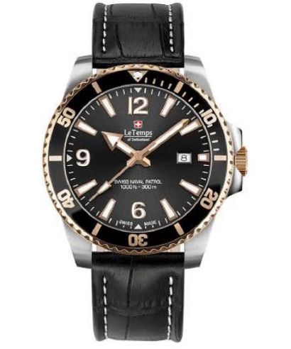 Le Temps Swiss Naval Patrol férfi karóra
