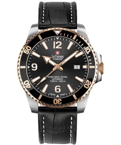 Le Temps Swiss Naval Patrol férfi karóra