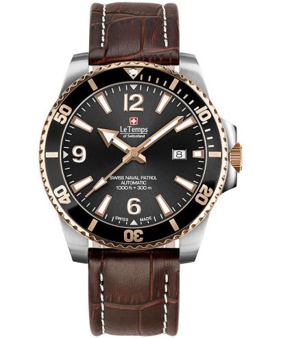 Le Temps Swiss Naval Patrol férfi karóra