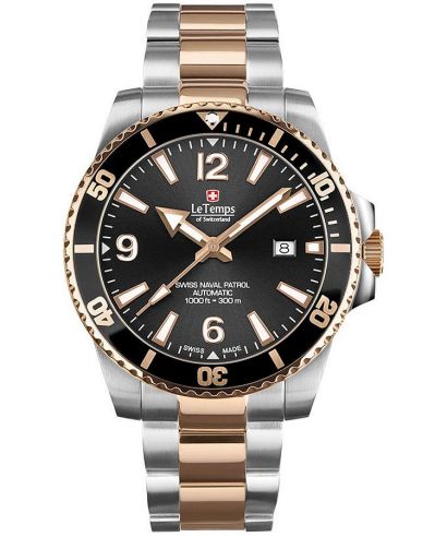 Le Temps Swiss Naval Patrol férfi karóra
