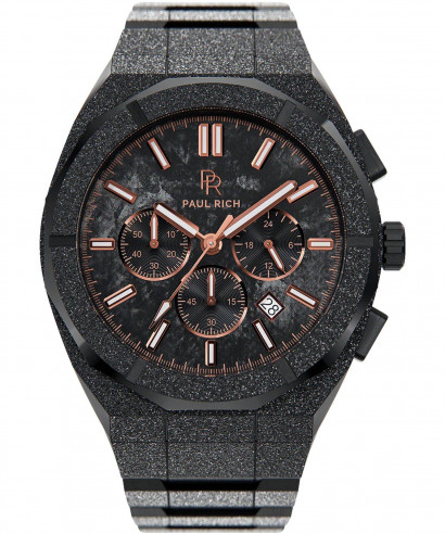 PAUL RICH Motorsport Frosted Carbon Copper Chronograph Limited Edition férfi karóra