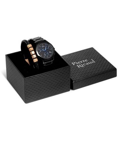 Pierre Ricaud Classic Chronograph SET férfi karóra