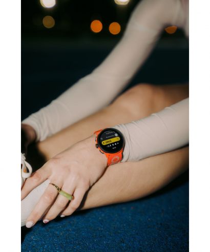Suunto Run Coral Orange Textile Strap Sport Karóra