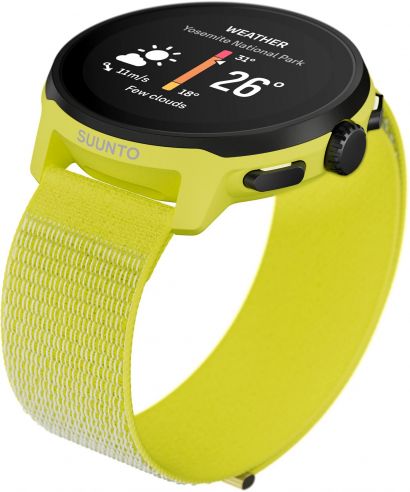 Suunto Run Lime Textile Strap Sport Karóra