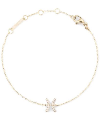 Daniel Wellington Crystal Zodiac Chain Gold Pisces karkötő