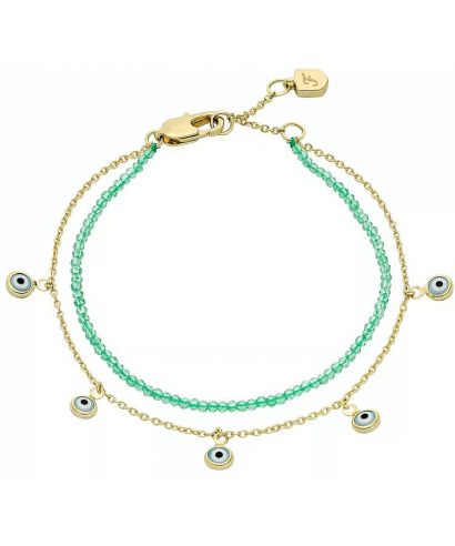 Fossil Sutton Evil Eye Brass Multi-Strand karkötő