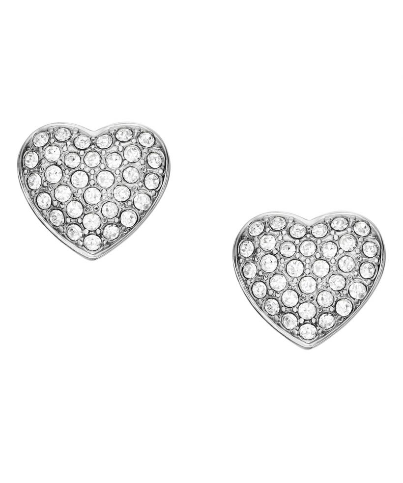 Fossil Sadie Glitz Heart fülbevalók