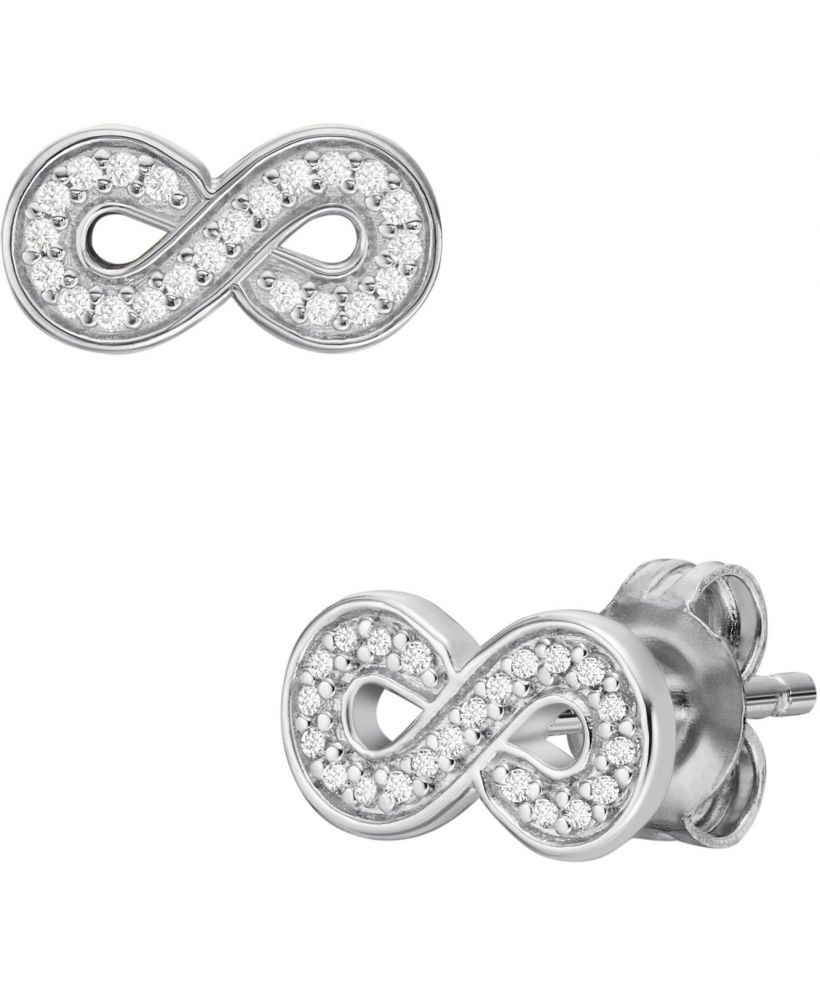 Fossil Infinity Sterling fülbevalók