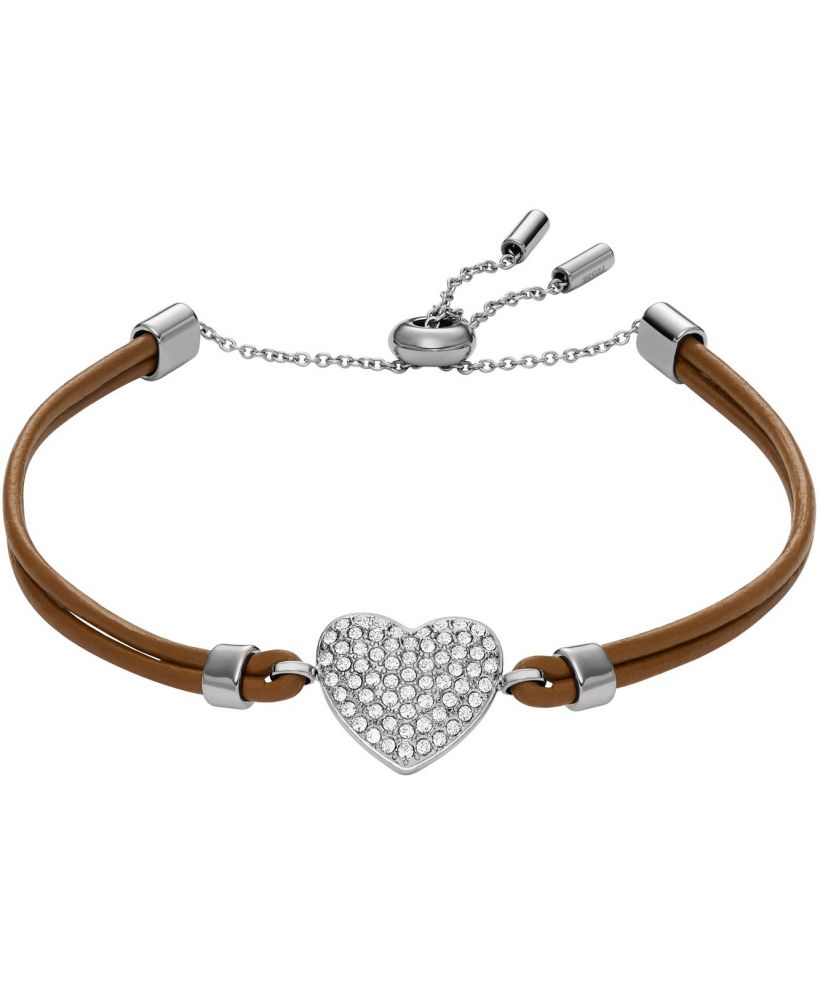 Fossil Sadie Glitz Heart karkötő