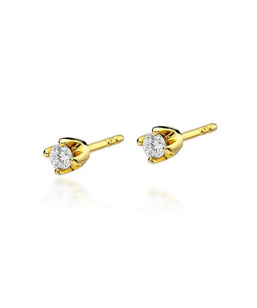 Bonore - Arany 585 - Gyémánt 0,08 ct fülbevalók