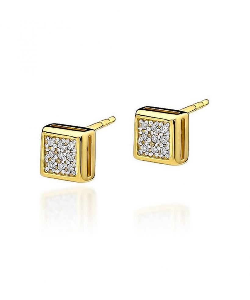 Bonore - Arany 585 - Gyémánt 0,15 ct fülbevalók