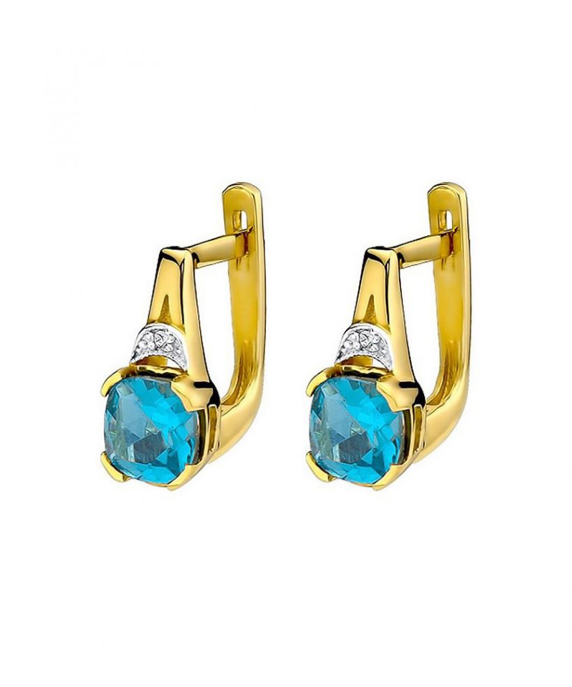 Bonore - Arany 585 - Topáz 1,1 ct fülbevalók