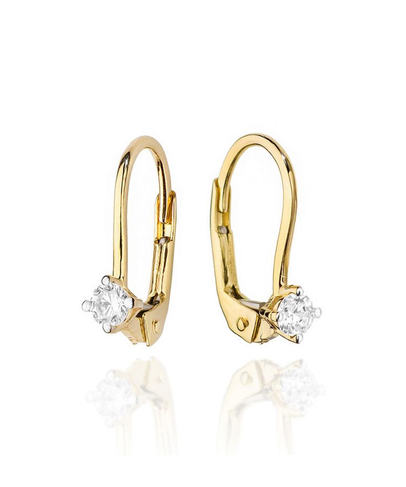 Bonore - Arany 585 - Gyémánt 0,08 ct fülbevalók