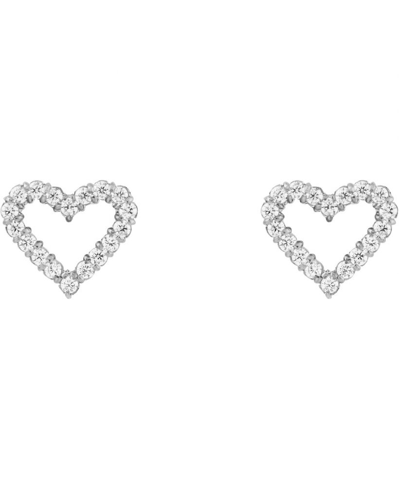 Daniel Wellington Mirelle Heart Silver fülbevalók