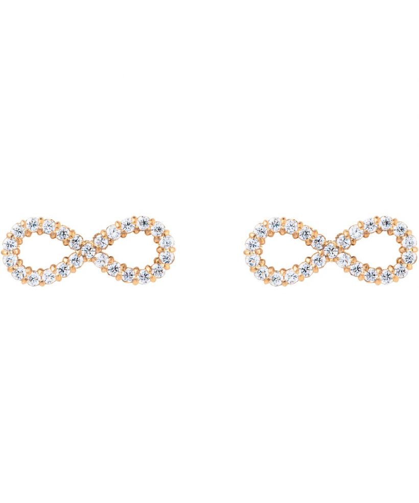 Daniel Wellington Mirelle Infinity Rose Gold fülbevalók