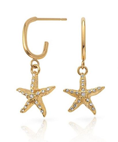Paul Hewitt Sea Star Hoops Earing Gold fülbevalók