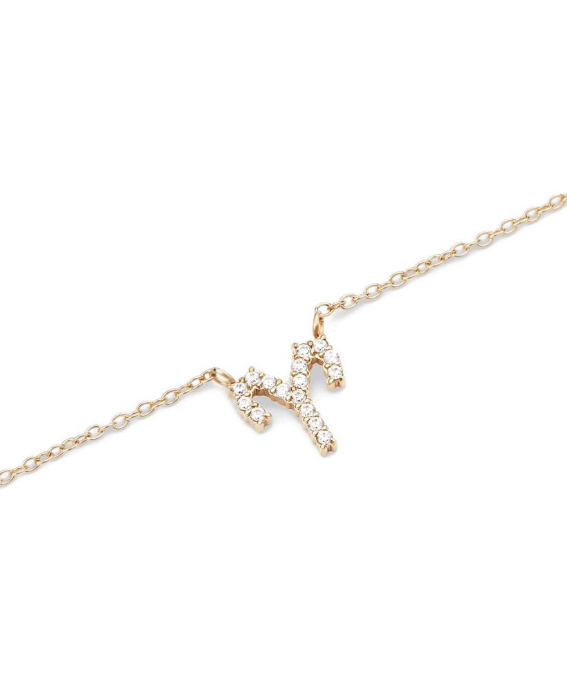 Daniel Wellington Crystal Zodiac Chain Gold Aries nyaklánc