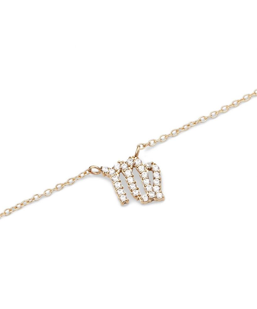 Daniel Wellington Crystal Zodiac Chain Gold Virgo nyaklánc