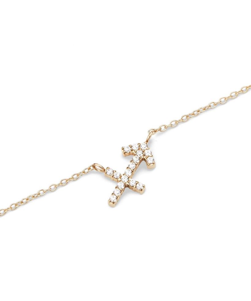 Daniel Wellington Crystal Zodiac Chain Gold Sagittarius nyaklánc