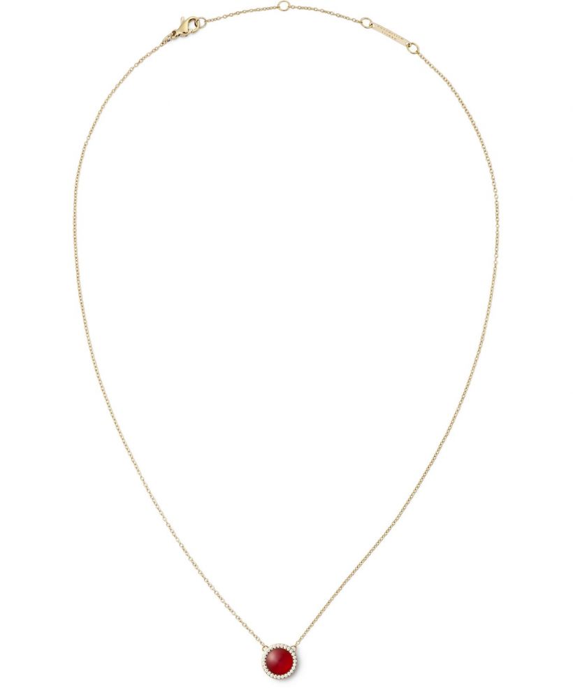 Daniel Wellington Audrey Red Agathe Gold nyaklánc
