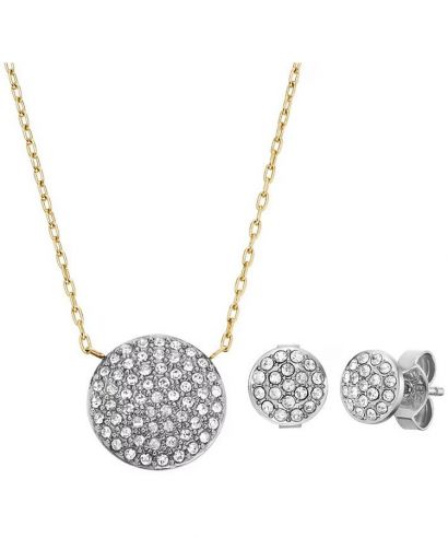 Fossil Glitz Disc SET nyaklánc