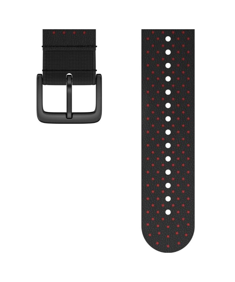 Polar Perforated Leather Black-Red M/L Szíj